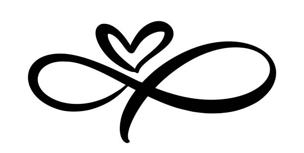 5,800+ Drawing Of Symbols For Eternal Love Stock Photos, Pictures