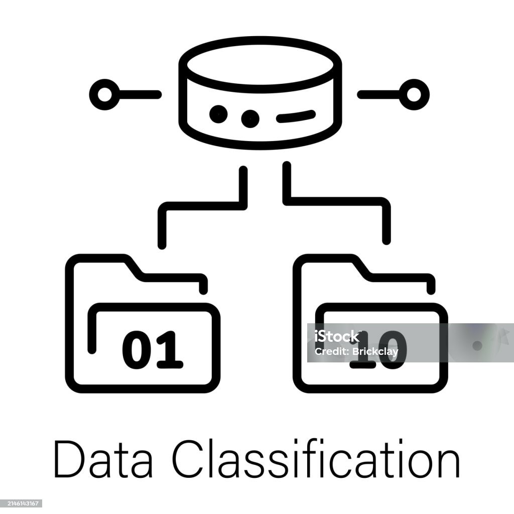 Data Classification Design Data Classification Stock Illustration - Download Image Now - Data ...