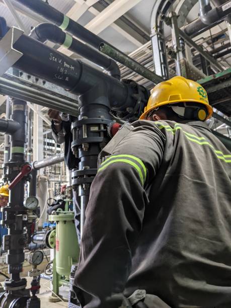 istock Check and cleaning equipment on power plant project for preventive maintenance. 2146159737