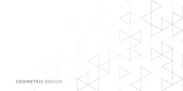 ilustrații de stoc cu fundal vectorial abstract cu un model geometric de forme triunghiulare. element de design grafic - formă de triunghi