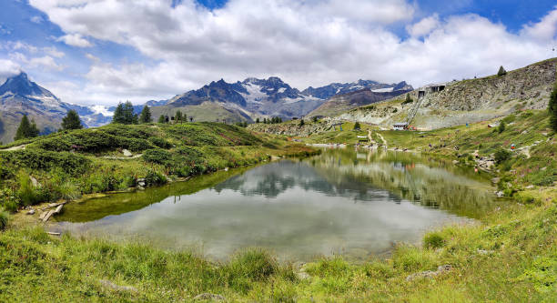 istock View of Leisee, Zermatt, Switzerland (5 lakes route) 2146283437