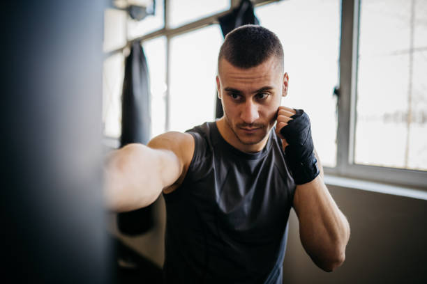 istock MMA fighter in a gym 2146405748