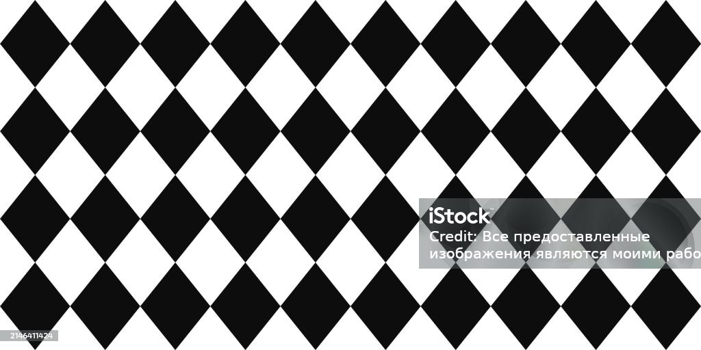 Diamond Pattern Rhomus Black And White Diamond Pattern For Decoration And Textile Design ...