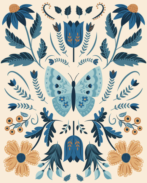 Folk Art Card Design