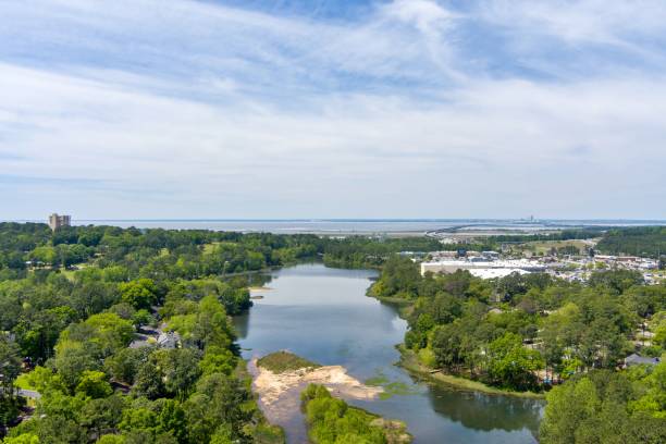 istock Aerial view of Daphne, Alabama 2146514228
