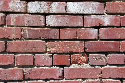 Old Brick with mortar crumbling away