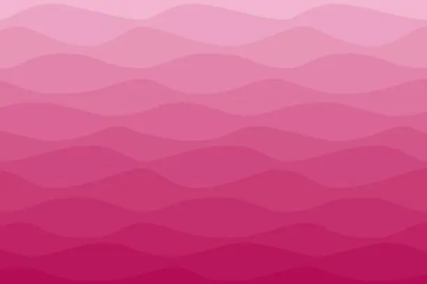 Vector illustration of Wavy background with gradual color