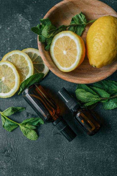 istock Natural cosmetic product with lemon and mint 2146696391