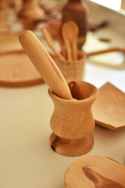 Wooden mortar,Wood Working