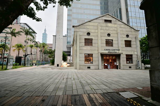 TW-01.24.24:Songshan Cultural and Creative Park, a cultural hub in Taipei City, is near Taipei 101 and MRT Sun Yat-Sen Memorial Hall Station. It offers diverse arts, dining, and a relaxing environment.
