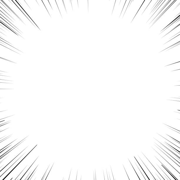 istock Transparent background illustration of square concentrated lines. 2147491606