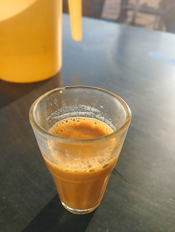 Glasses of morning chai (Tea)