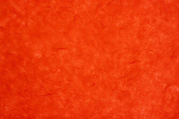 istock Red color mulberry paper texture background. 2147496682