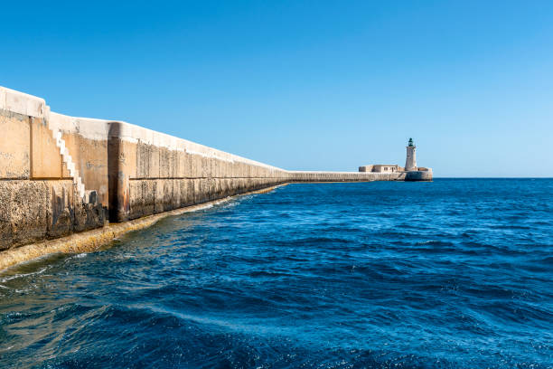 St Elmo Breakwater Lighthouse on Malta