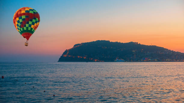istock Balloon at evening at Alanya coast 2147507947