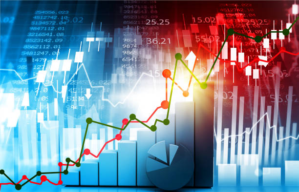 istock Stock market investment trading graph and candlestick chart 2147510932