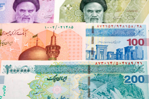 istock Iranian rial a business background 2147513772