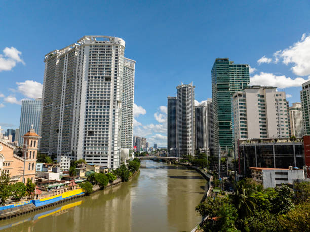 metro manila, philippines. - manila apartment poverty slum - fotografias e filmes do acervo