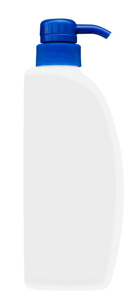 istock Mock up white shampoo pump isolated on white background with clipping path 2147516218