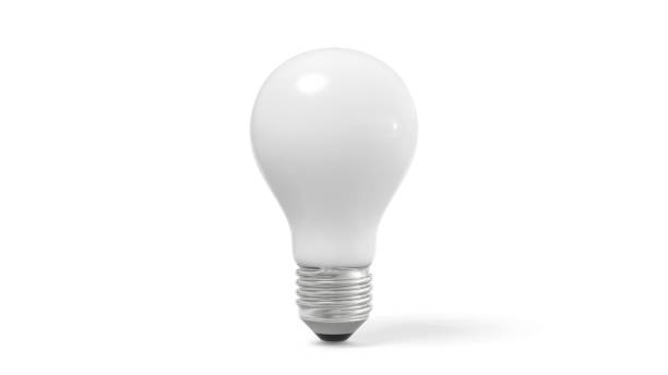 istock White light bulb on bright white background in pastel colors. Minimalist concept, bright idea concept, isolated lamp. 3d rendering 2147519720
