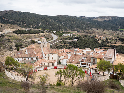 Morella bullring medieval town in Castellon, Valencian Community