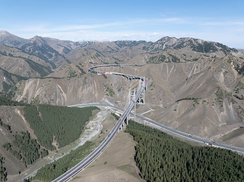 Guozigou Bridge, Yili, Xinjiang, China