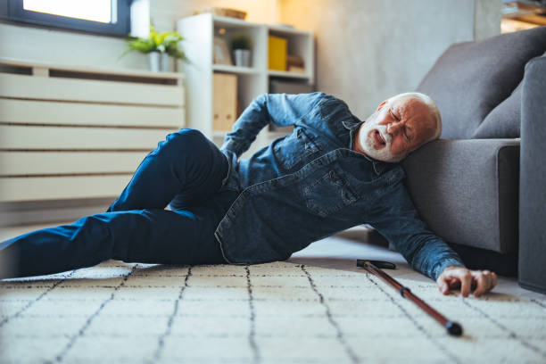 istock Elderly Senior Man Slip And Fall. 2147527314