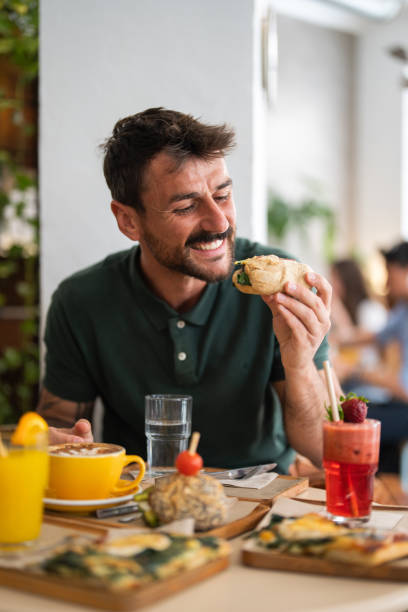 istock Breakfast in a cafe. Food, lifestyle concept 2147535866