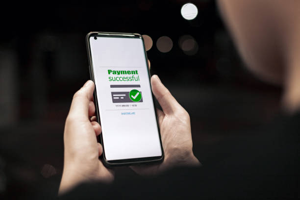 istock Online financial transactions and payment successful. 2147535972