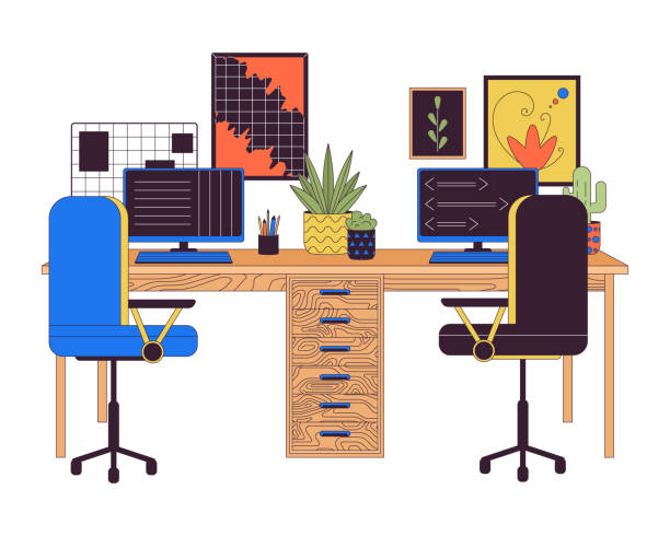 110+ Desktop Computer Animation Stock Illustrations, Royalty-Free ...