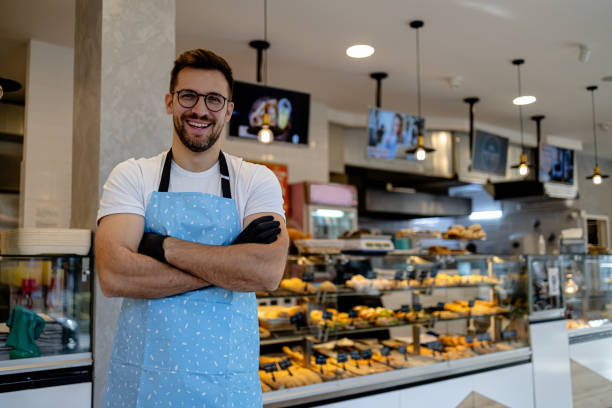 istock Portrait of a male bakery worker 2147537877