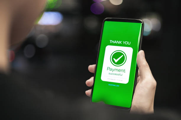 istock Online financial transactions and payment successful. 2147537891