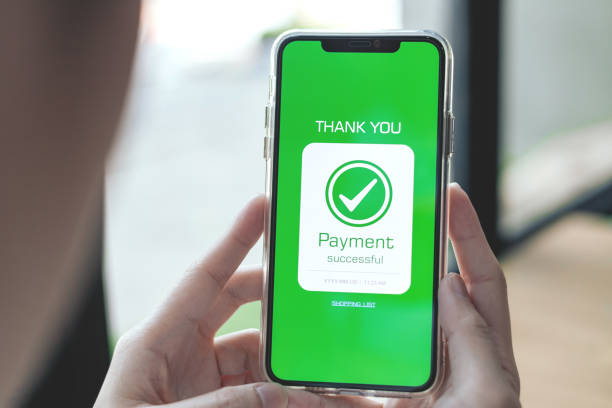 istock Online financial transactions and payment successful. 2147537898