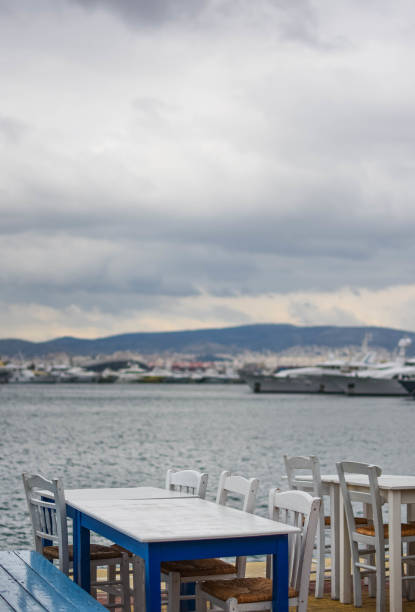 istock Authentic Greek dining with stunning marina views. 2147540395