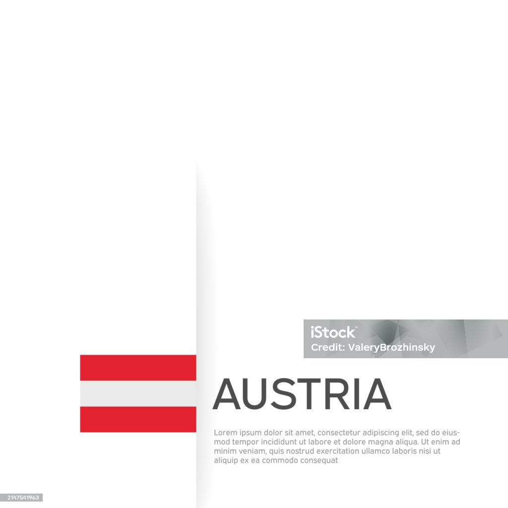 Austria Graphics Austria Flag Background State Patriotic Austrian Banner Cover Document ...