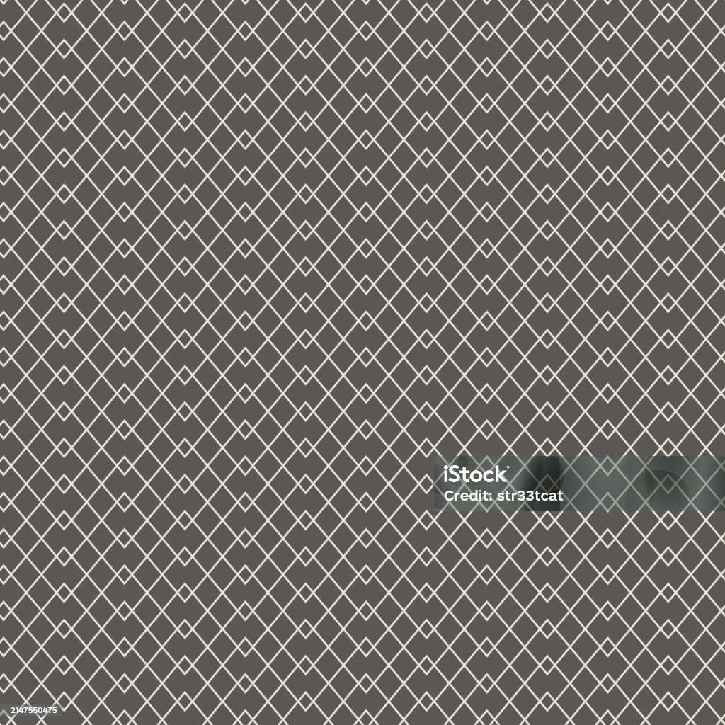 Linear Style Pattern Tileable Seamless Grid Pattern Thin Line Tileable Wallpaper Stock Illustration ...