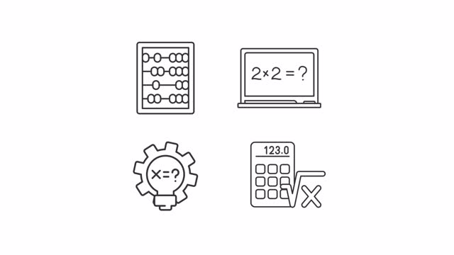 Animated calculations icons