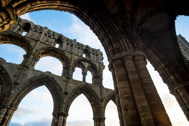 istock Whitby Abbey Ruins at Sunset 2147551787