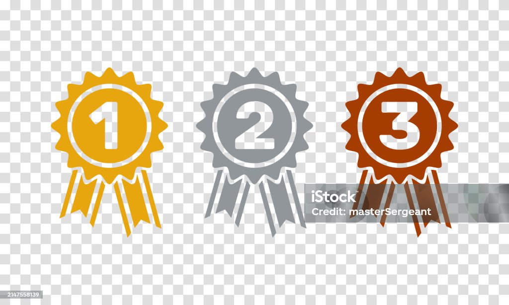 1st 2nd 3rd place awards, flat solid vector set First Place stock vector 1st 2nd 3rd place awards, flat solid vector set First Place stock vector