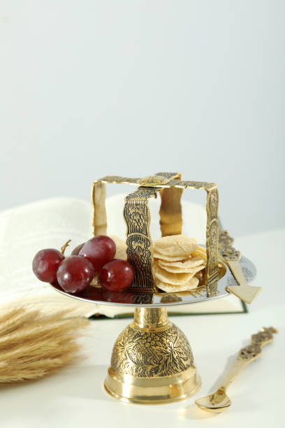 istock Concept or composition of Eucharist with different accessories 2147562222
