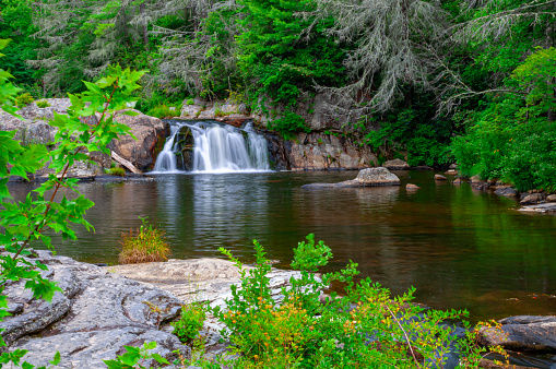 Blue Ridge Mountains, Linville Falls in North Carolina