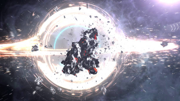 istock supermassive black hole sucks stars and asteroids 2147566343