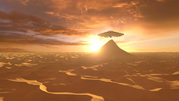 Sci fi concept,4K, red planet view landscape, 2024