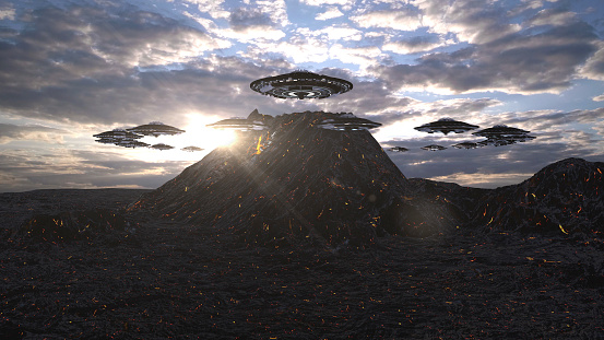 Alien sci-fi concept,4K,2024