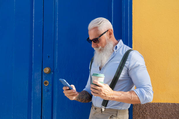 istock Senior man with a phone 2147569422