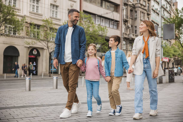 istock Family exploring city 2147574939