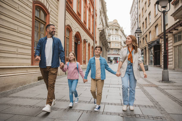 istock Family exploring city 2147575036