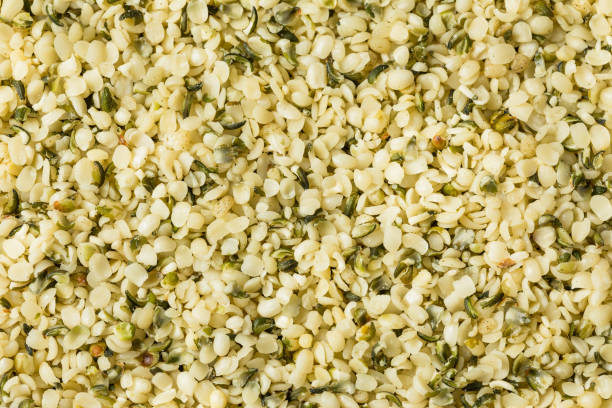 istock Raw Green Organic Hemp Seeds 2147576156