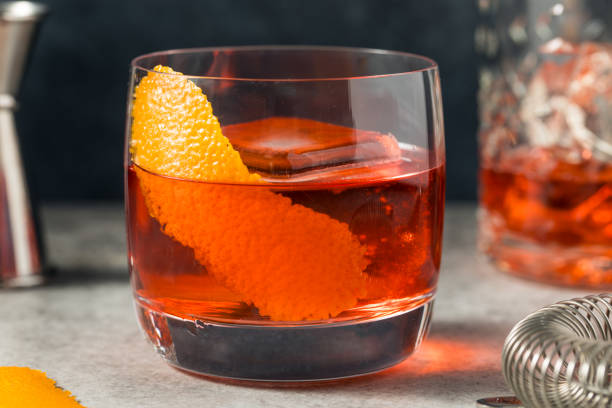 istock Cold Boozy Gin Negroni Cocktail 2147576286