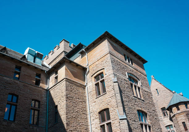 istock Low angle view of building against the sky 2147576421